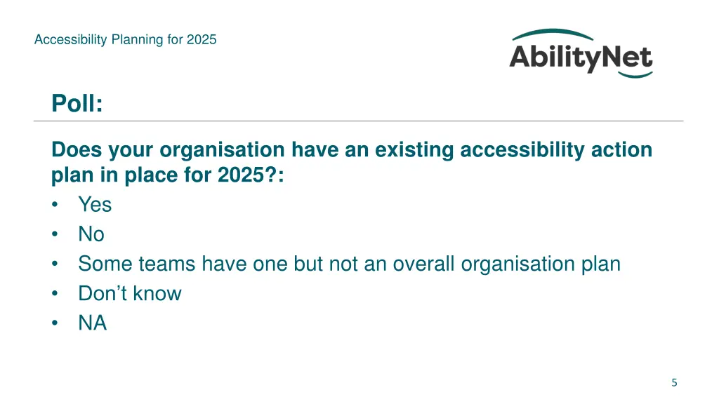 accessibility planning for 2025 4