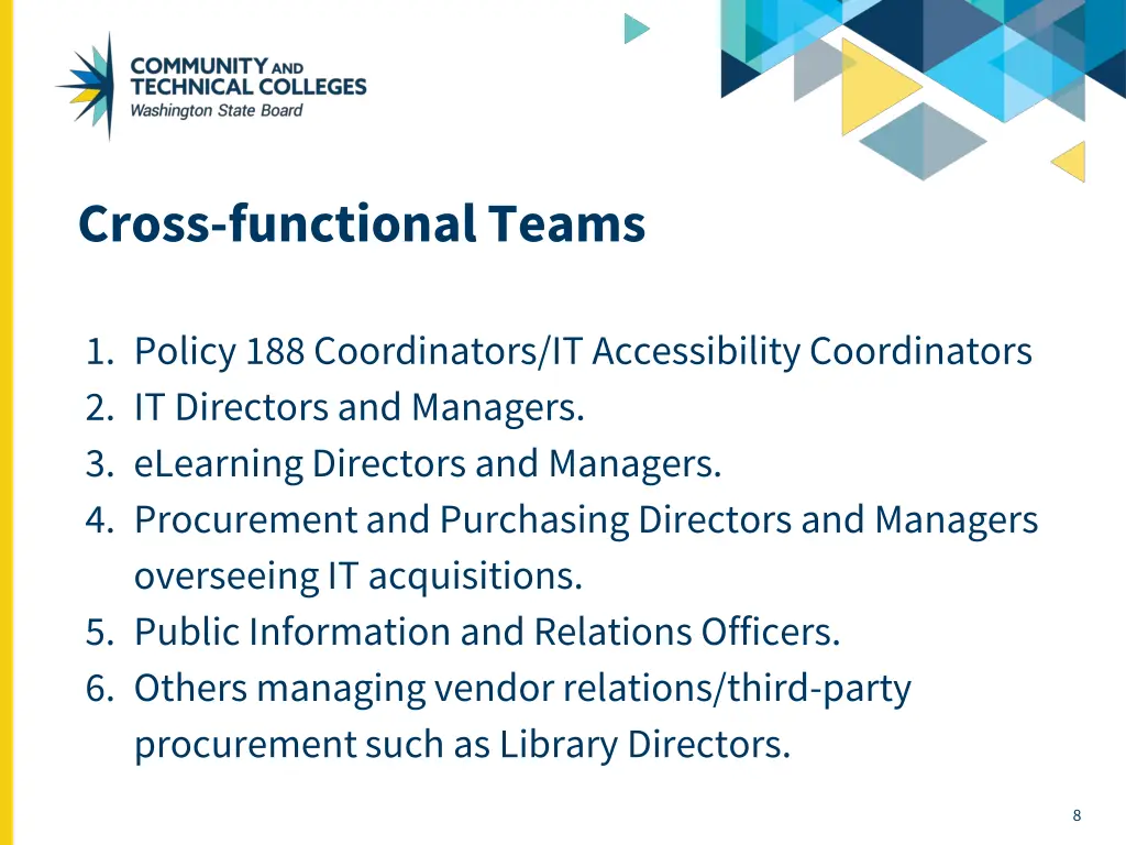 cross functional teams