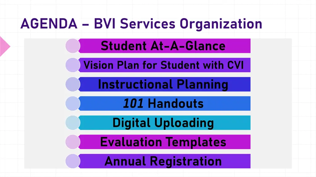 agenda bvi services organization student
