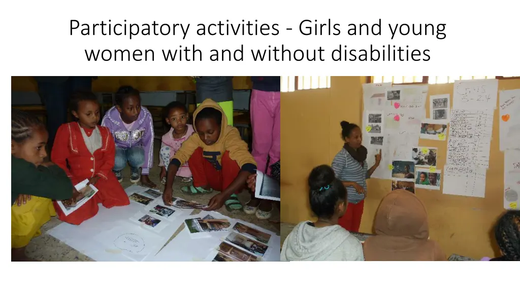 participatory activities girls and young women