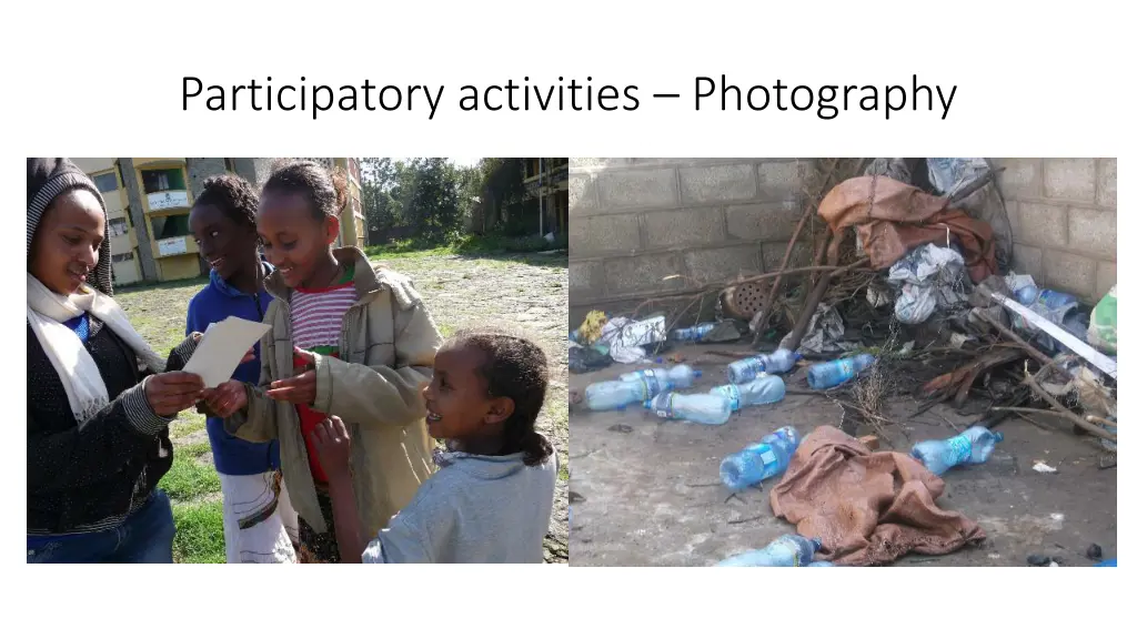 participatory activities photography