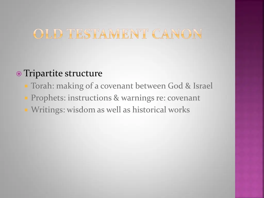 old testament canon