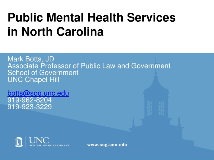 public mental health services in north carolina