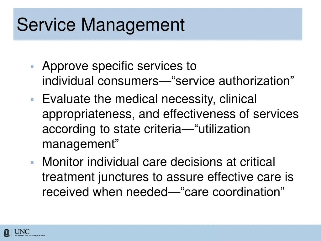 service management