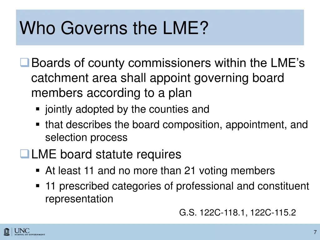 who governs the lme