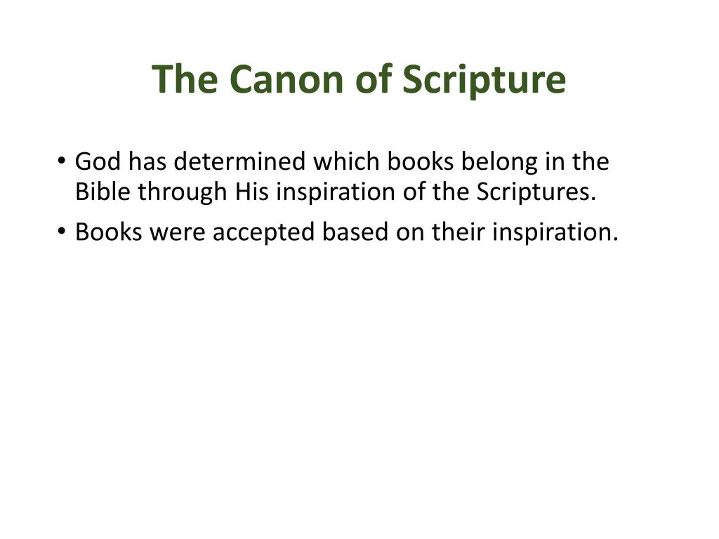 the canon of scripture 3