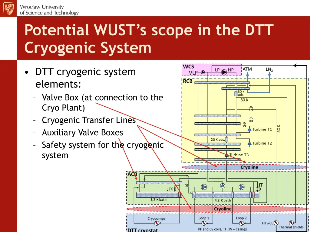potential wust s scope in the dtt cryogenic system 1