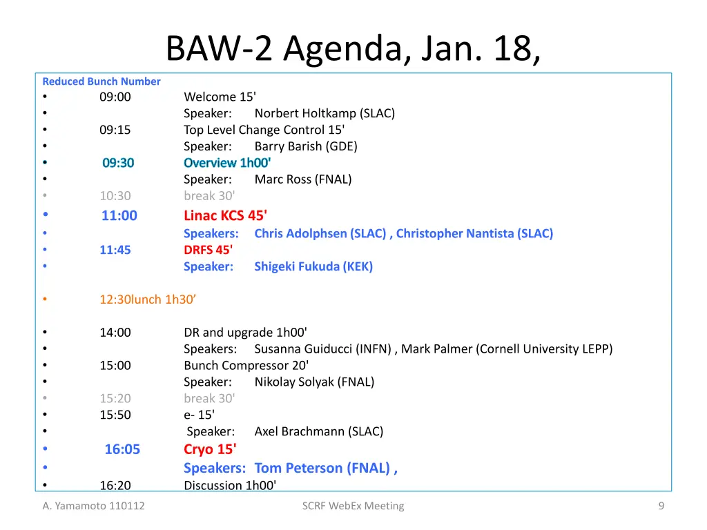 baw 2 agenda jan 18
