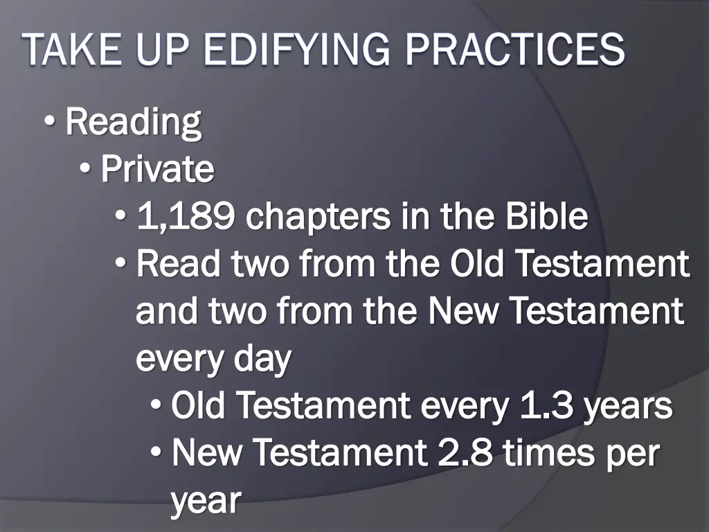 take up edifying practices take up edifying 3