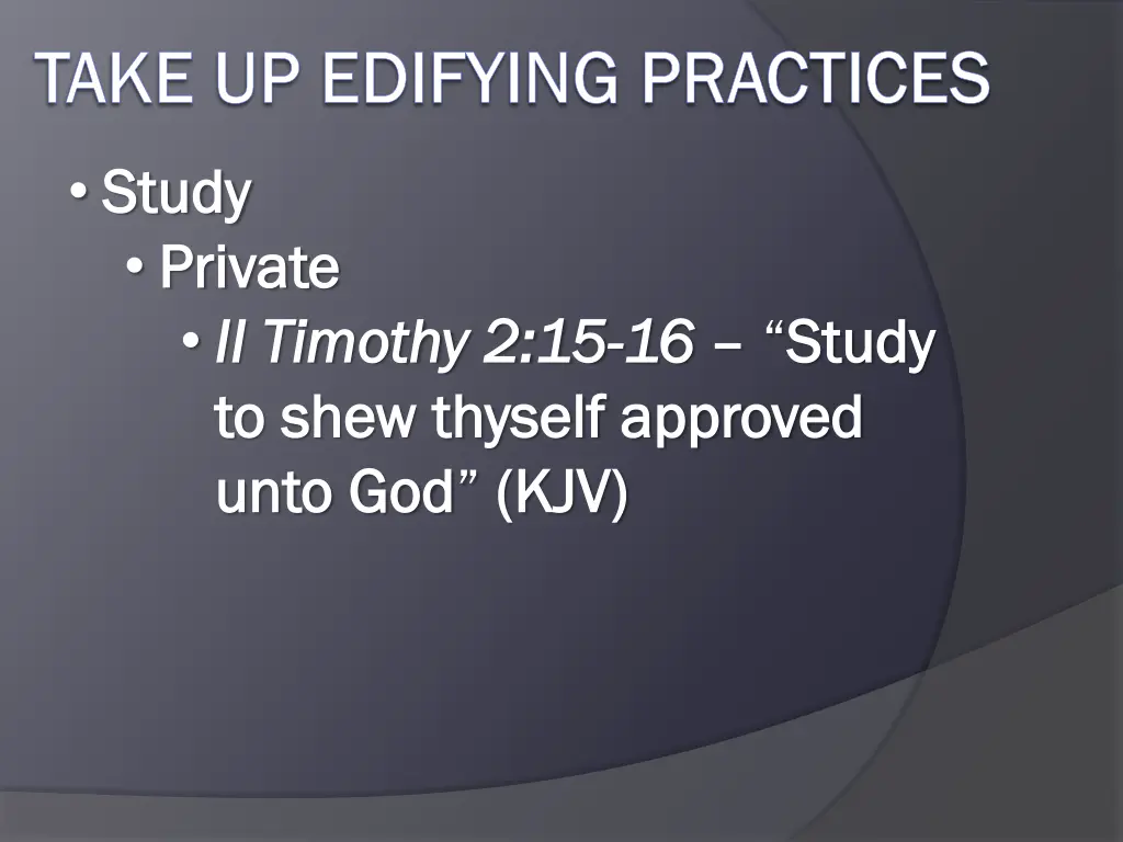 take up edifying practices take up edifying 5