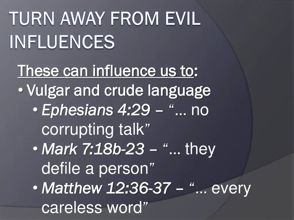 turn away from evil turn away from evil 2