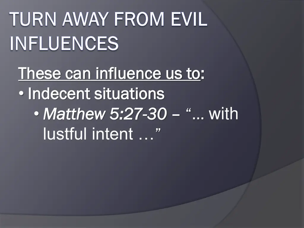 turn away from evil turn away from evil 3