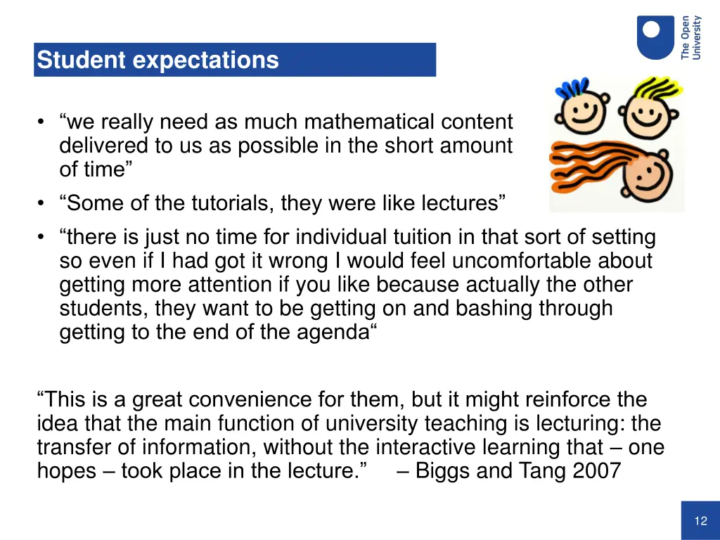 student expectations
