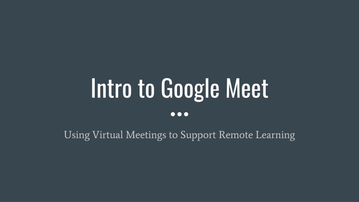 intro to google meet