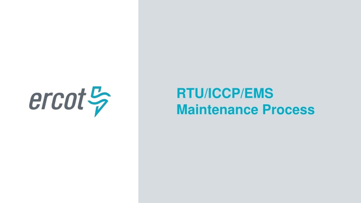 rtu iccp ems maintenance process