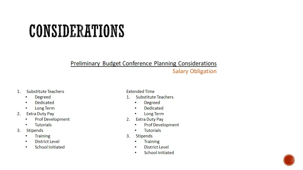 considerations 1