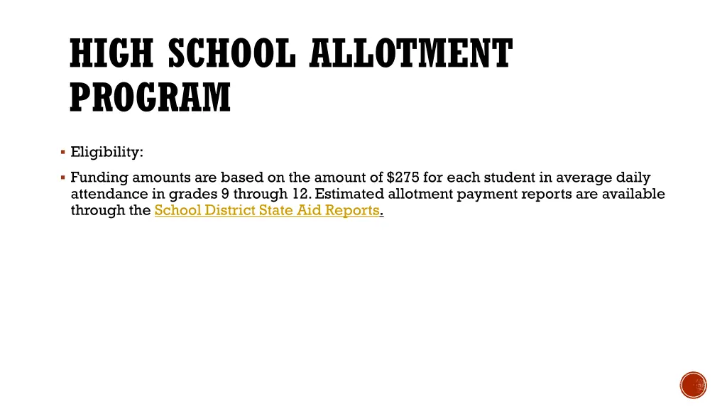 high school allotment program 2