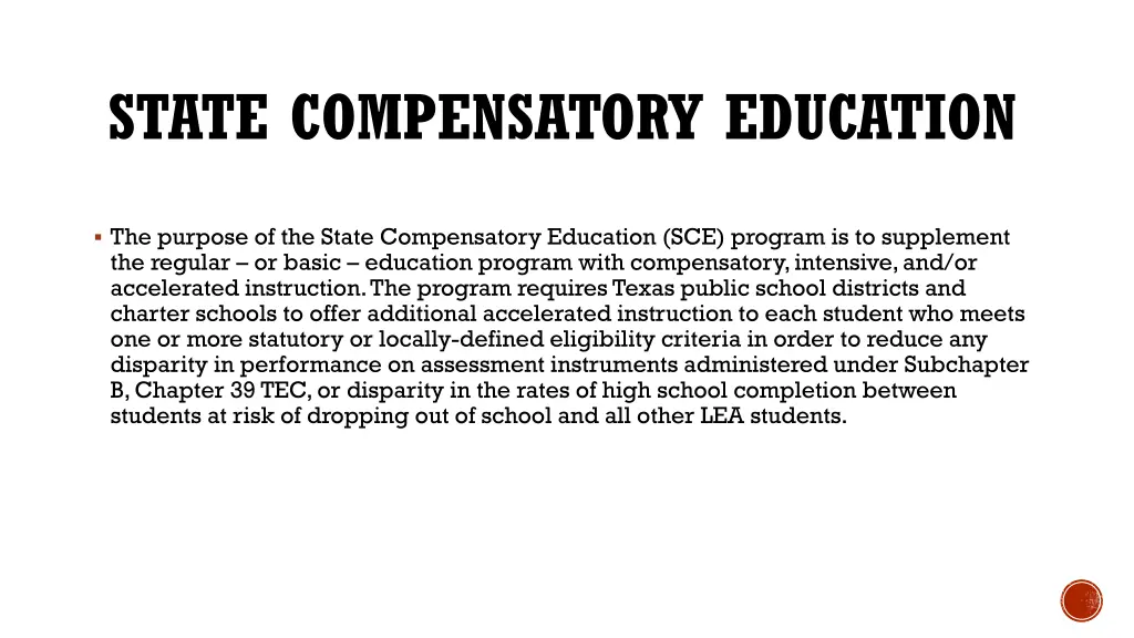 state compensatory education