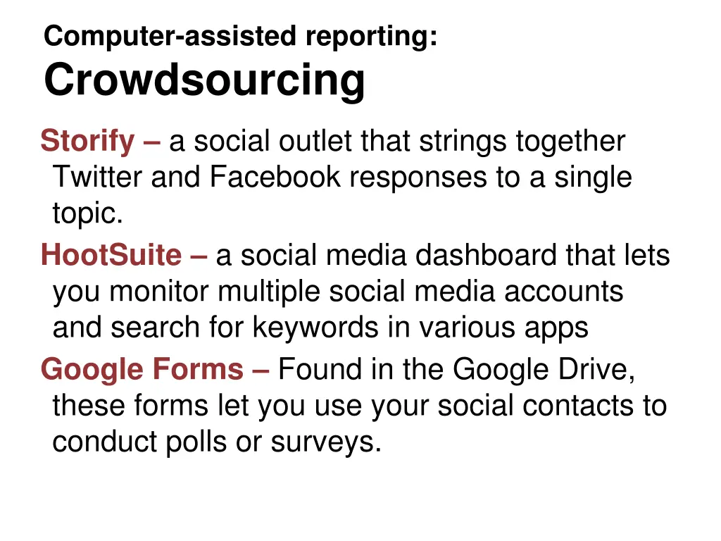 computer assisted reporting crowdsourcing 2