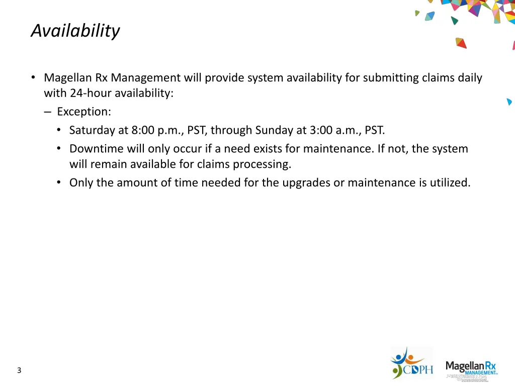 availability