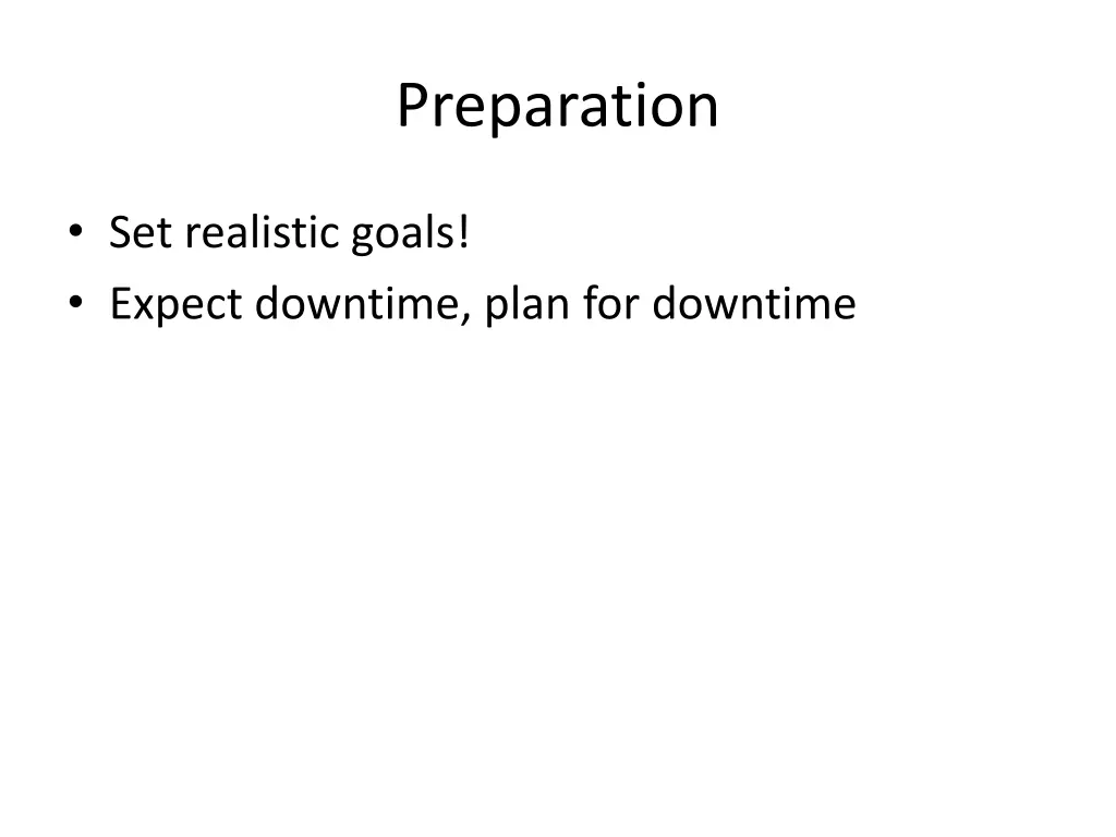 preparation 1