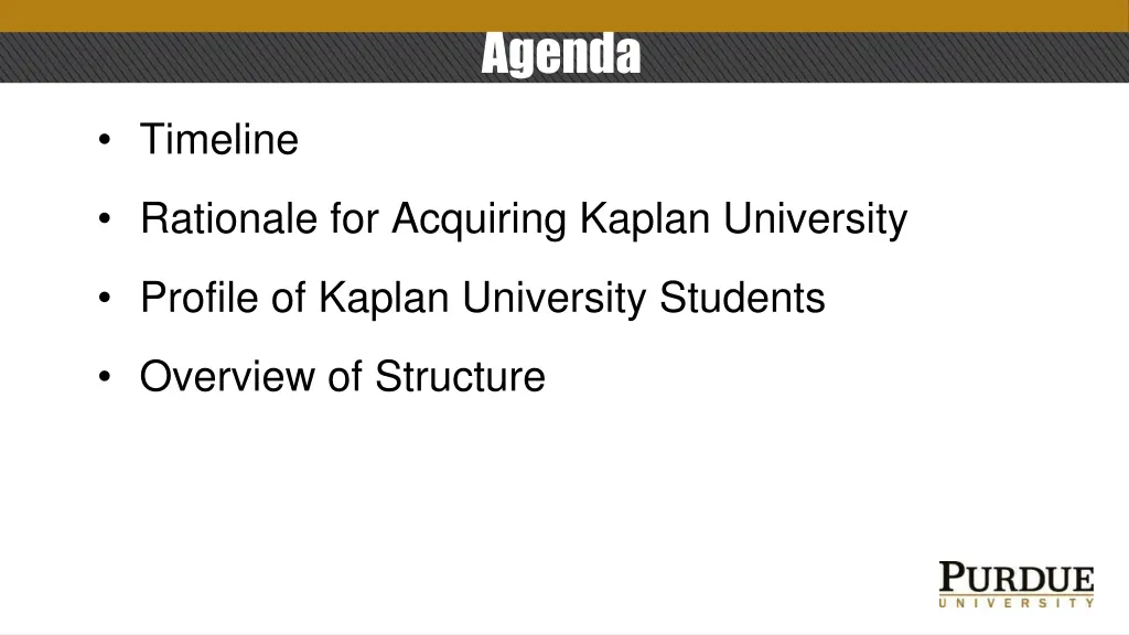 agenda