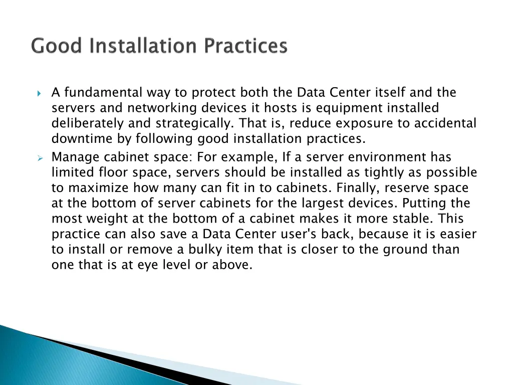 a fundamental way to protect both the data center