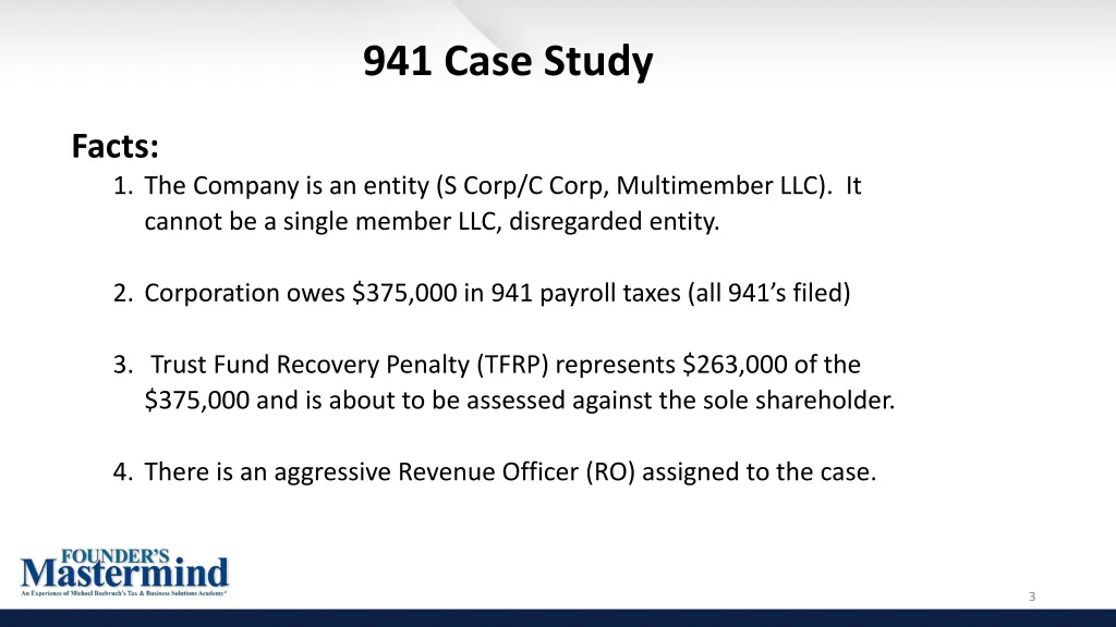941 case study 1