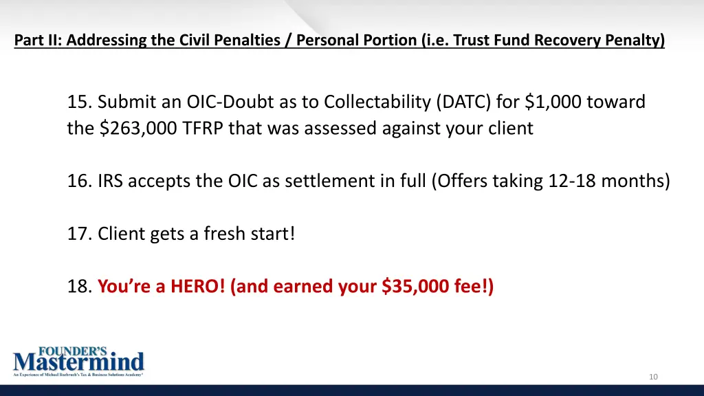part ii addressing the civil penalties personal 1