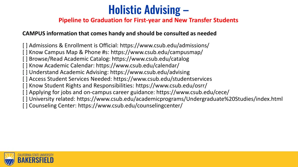 holistic advising