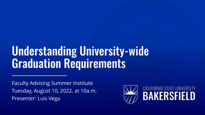 understanding university wide graduation