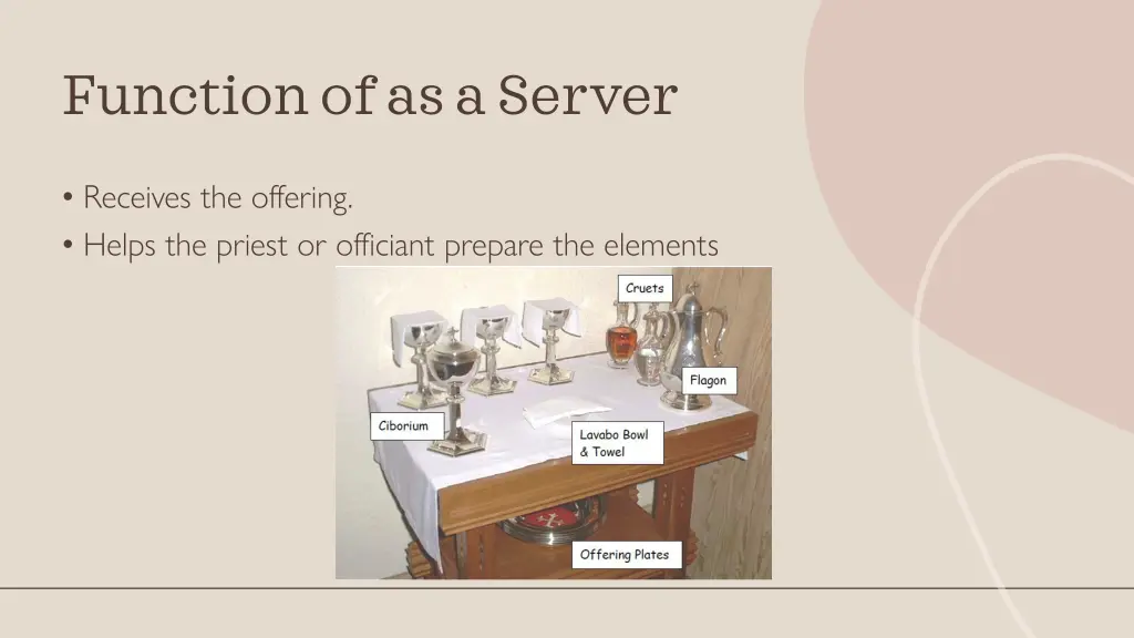 function of as a server