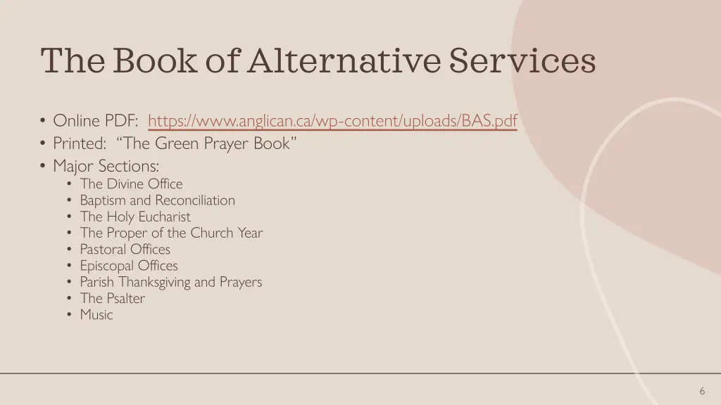 the book of alternative services