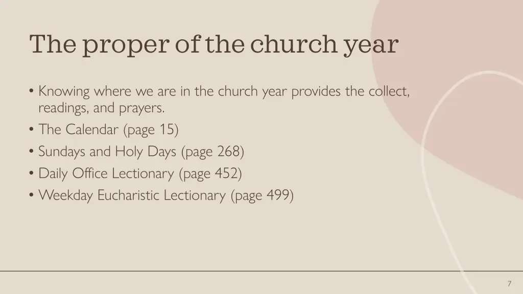 the proper of the church year
