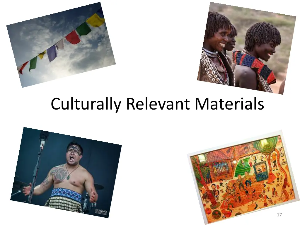 culturally relevant materials