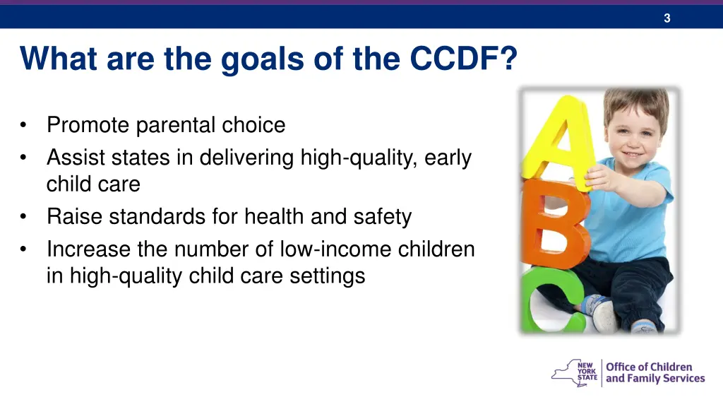 march 21 2025 what are the goals of the ccdf