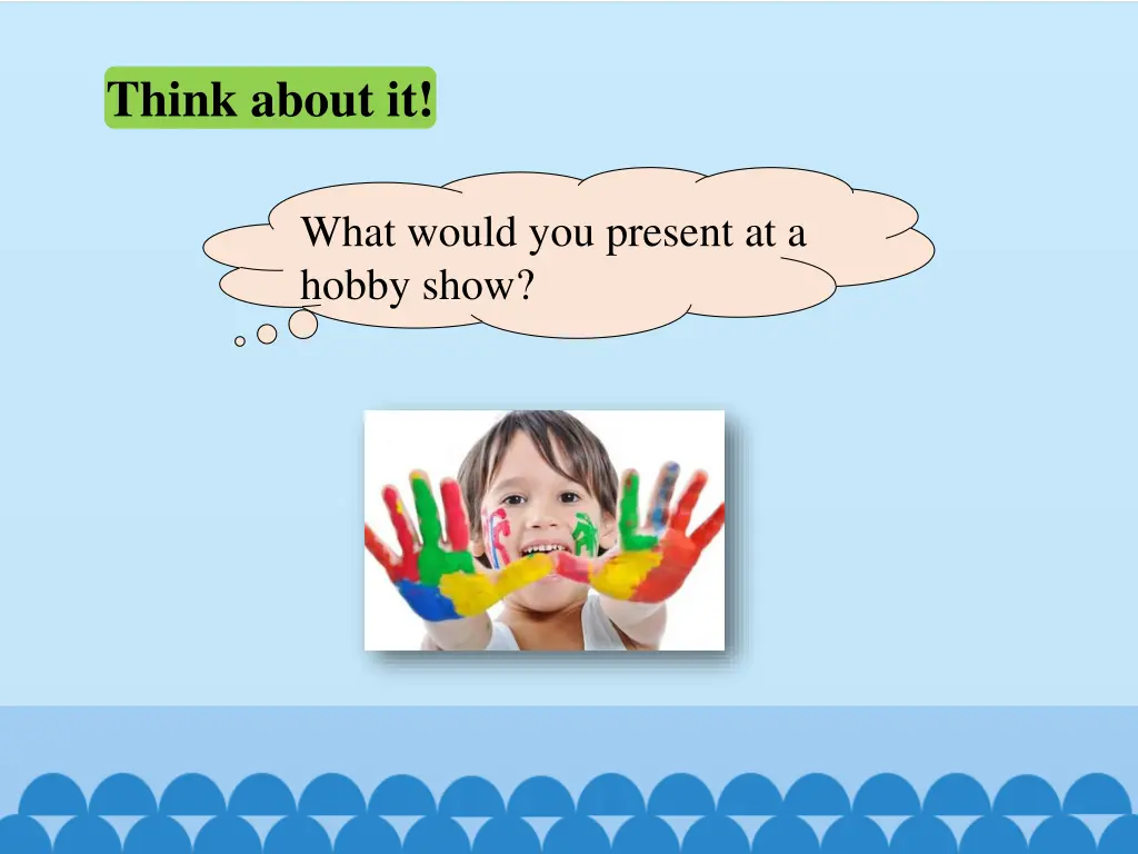 think about it