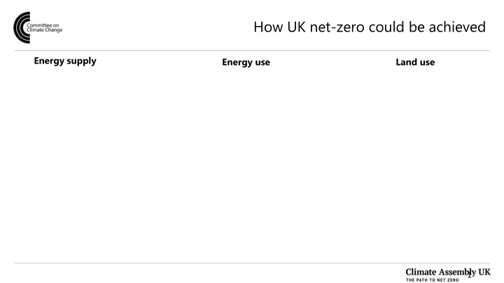 how uk net zero could be achieved