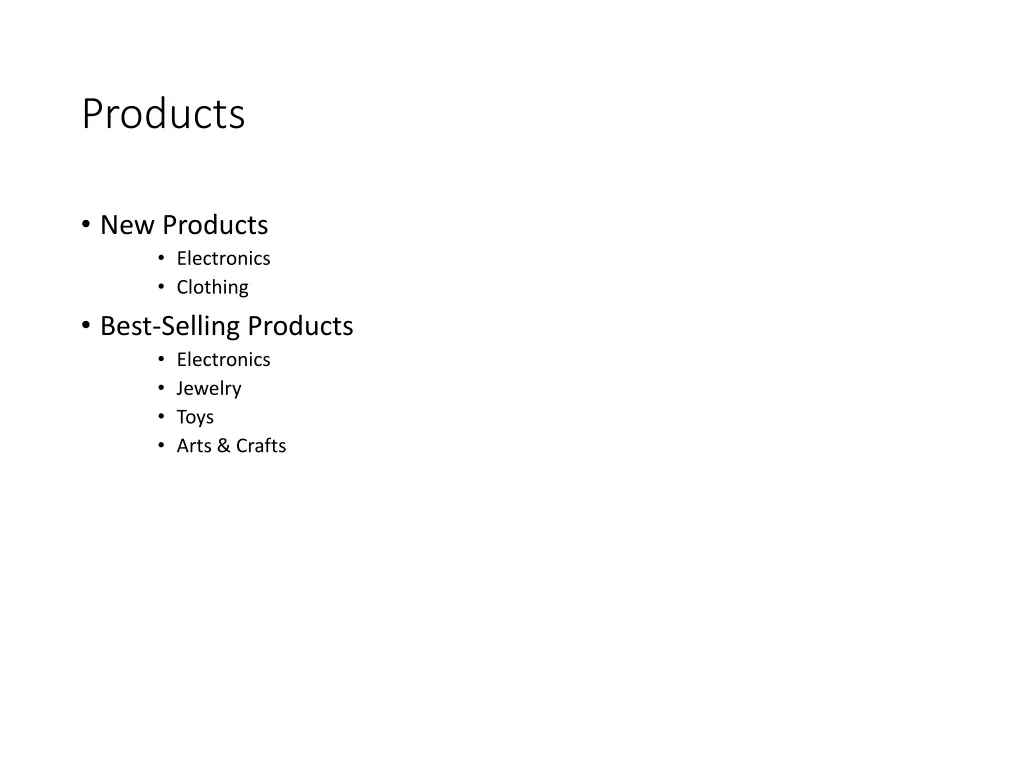 products