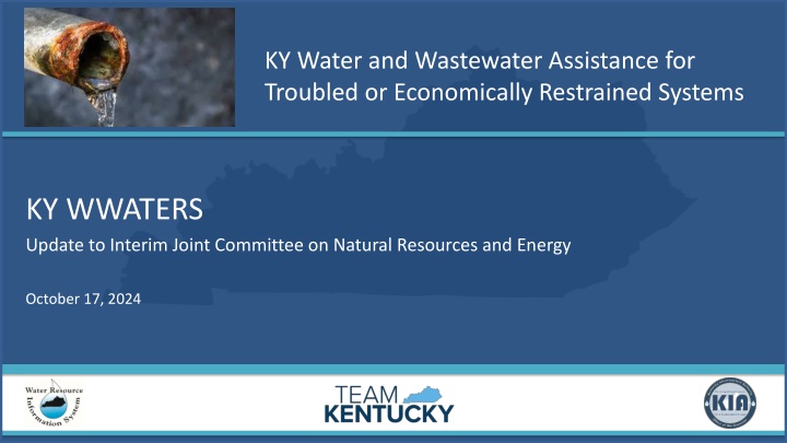 ky water and wastewater assistance for troubled