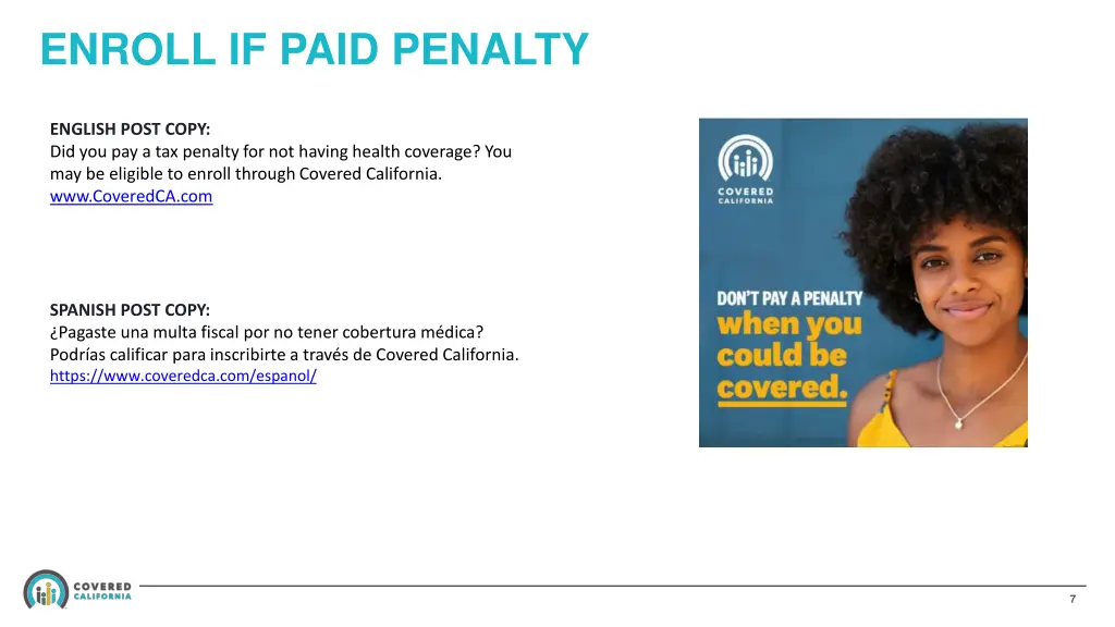 enroll if paid penalty