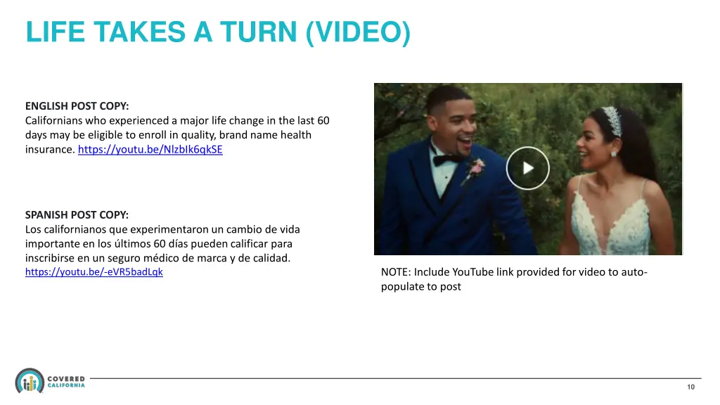 life takes a turn video