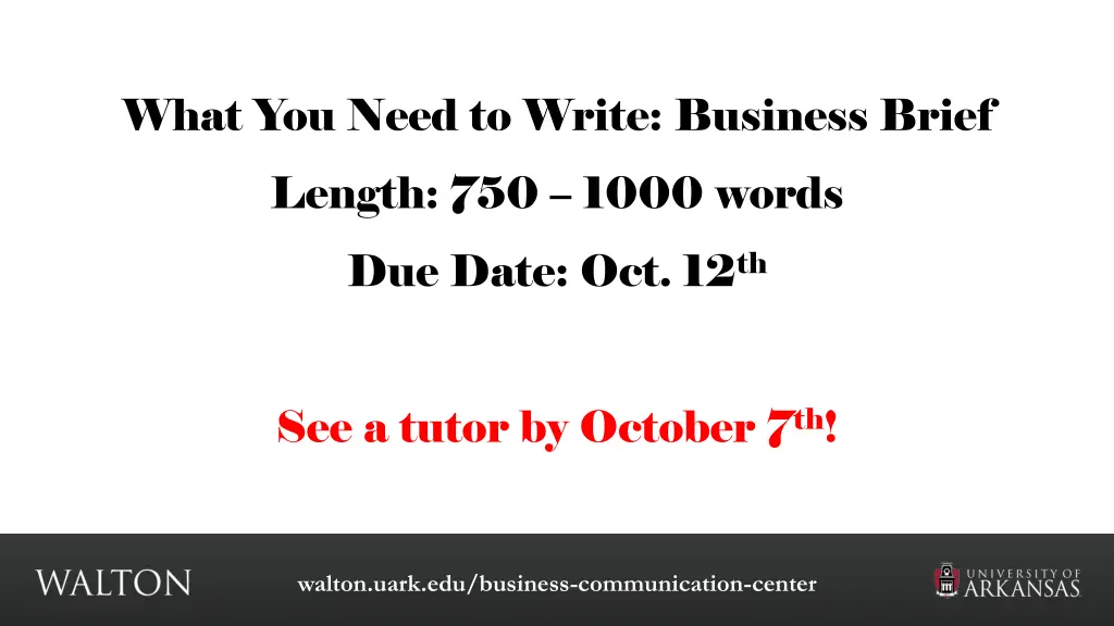 what you need to write business brief