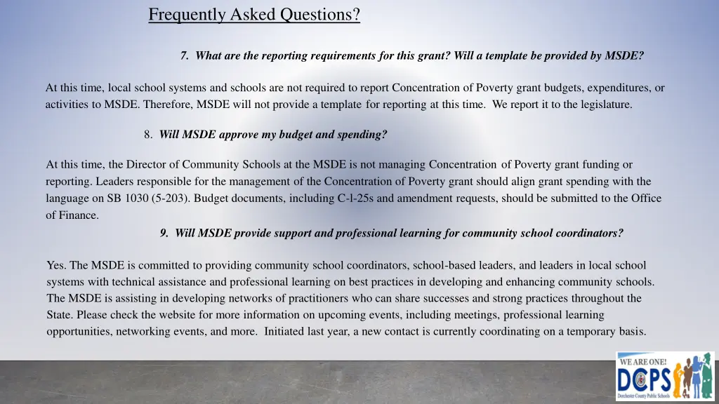 frequently asked questions 1