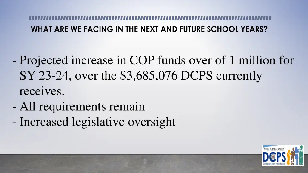 what are we facing in the next and future school