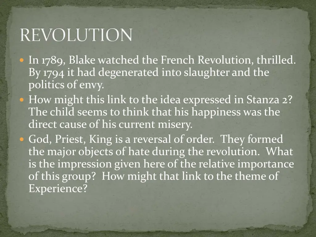 revolution