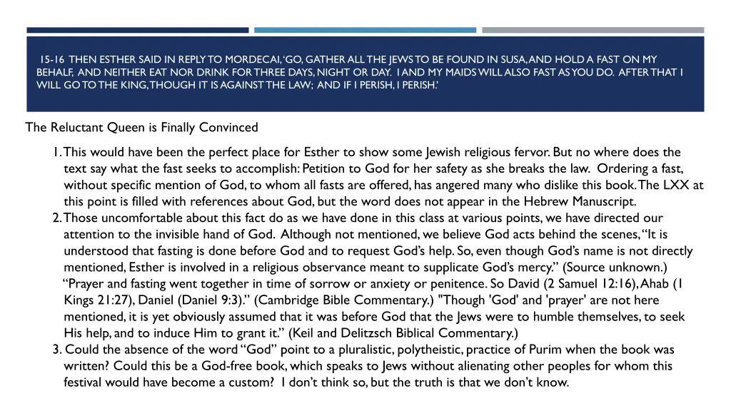 15 16 then esther said in reply to mordecai