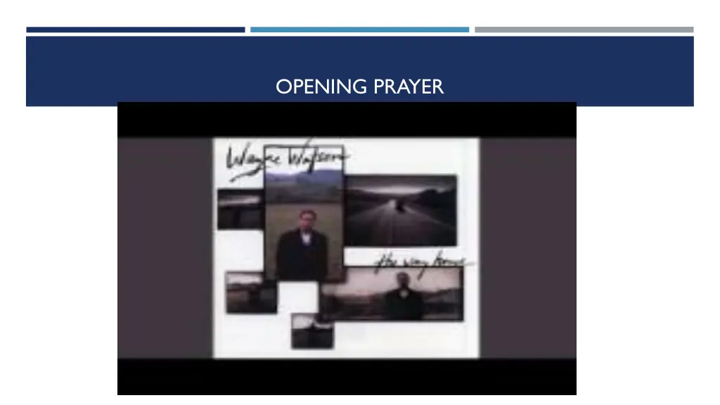 opening prayer
