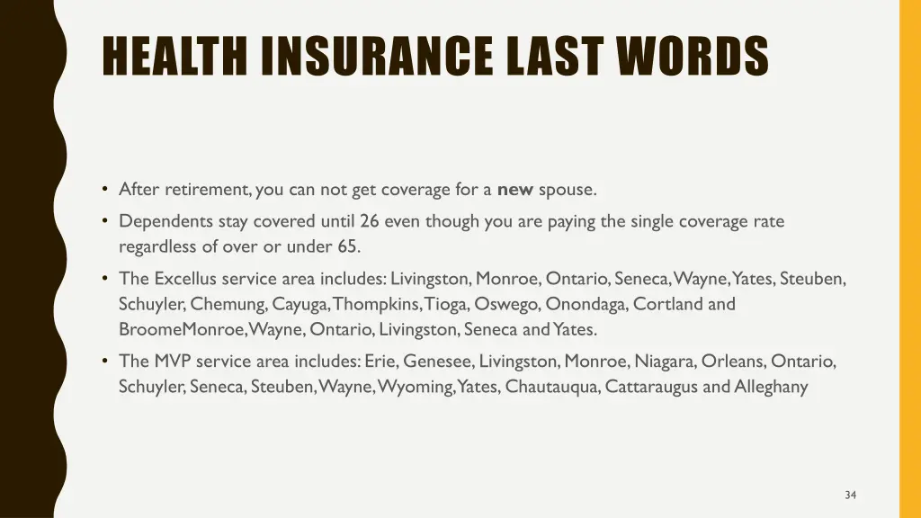 health insurance last words