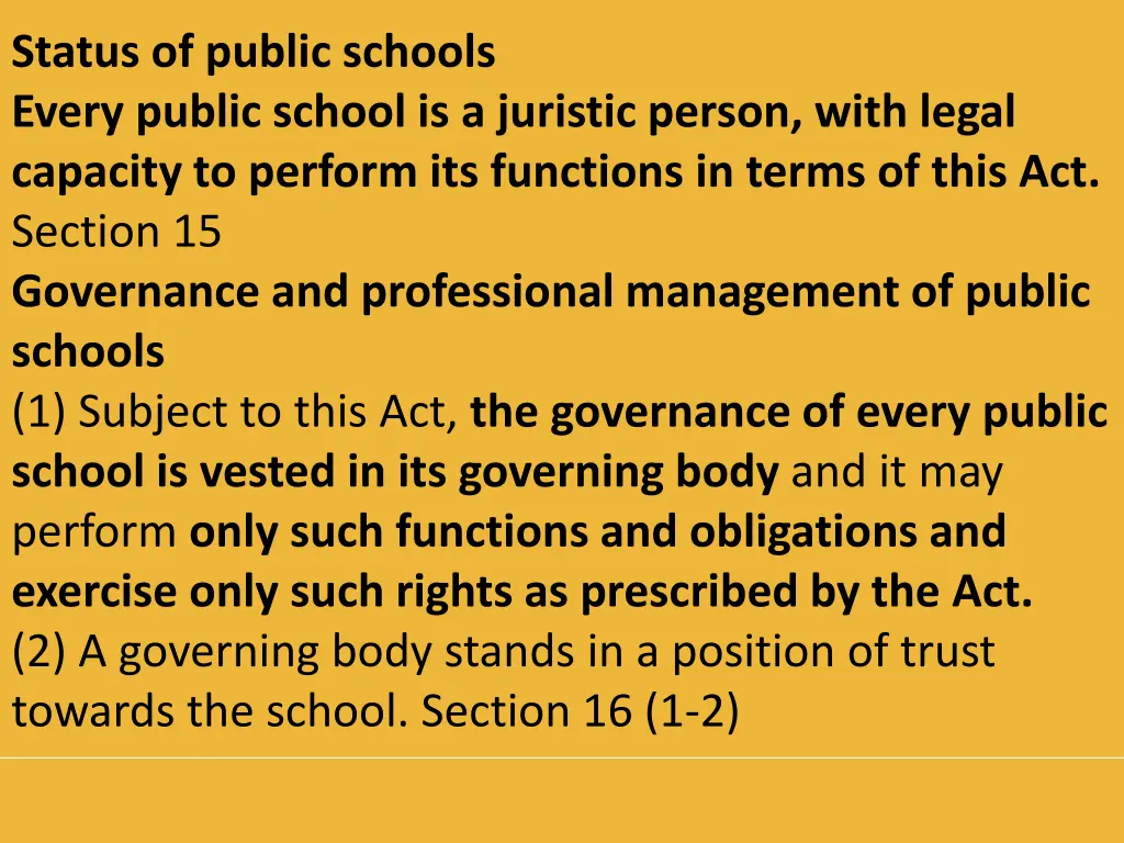 status of public schools every public school